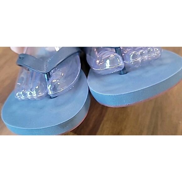 Coach Zak Flip Flops Varsity Logo Denim Blue Women’s Size 7 US GUC - Picture 6 of 8